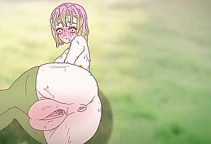 Mitsuri seduces with her grown pussy ! Porn demon slayer Hentai ( pasquinade 2d ) anime