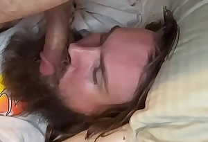 Wet self drag inflate with the addition of Cum on my beard