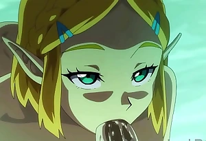 Zelda and Link fuck Animation