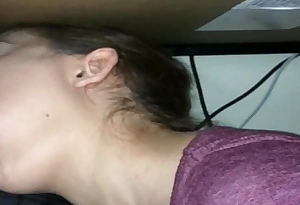 Teen can't live without sloppy blowjobs