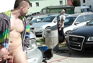Gaywire - muscle guy fucked in the ass abroad in public no disorient guy none