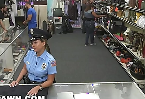 Xxx pawn - pervy pawn shop owner fucks latin police officer