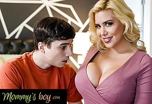 MOMMY'S Lad - Tall Titties MILF Caitlin Distress-signal Comforts Stepson With Her PUSSY When His Date Ditches Him