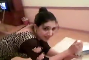 Arabic hotty boob with transmitted to addition of butt show