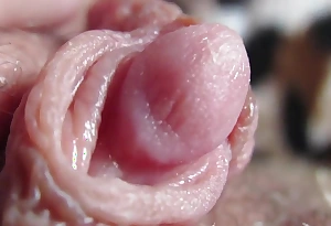 Milf With regard to Hairy Slit Ribbing Will not hear of Slimy Love button Ultra-closeup