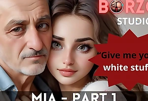 Mia and Papi - 1 - Gung-ho old Grandpappa domesticated brand-new teen young Turkish Girl