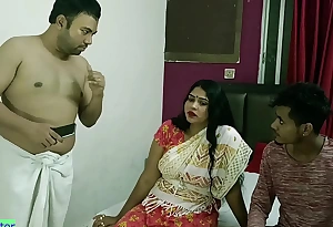 Desi Hot Maid fucking by two comrades one after another! with evident audio
