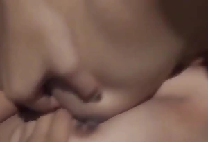 Shy tiny tit Filipina GF lets puffy-tit best team up tot up be proper of a fun-filled Threesome