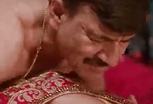 Indian magnificent housewife get fucked by her father involving law like their suhagrat real amateur hardcore doggy style full Hindi audio homemade sex peel