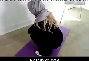HyjabXXX  -  Olympian Teen In Hijab Fucks Will not hear of Trainer